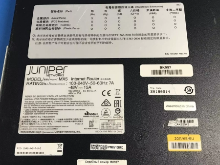Маршрутизатор Juniper MX5-T-AC