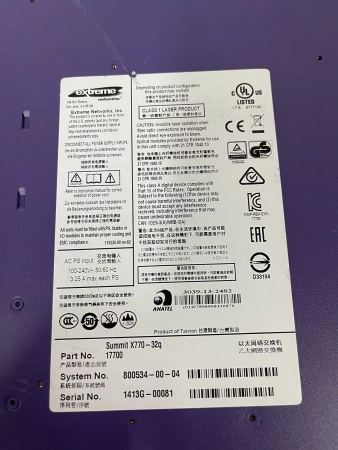 Коммутатор Extreme Summit X770-32q-FB-AC