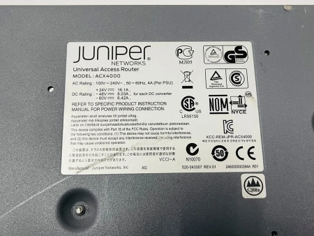 Маршрутизатор JUNIPER ACX4000-DC