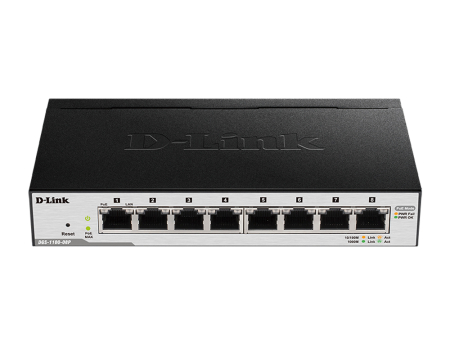 Коммутатор D-link DGS-1100-08P/B1A 8 портов