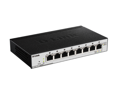 Коммутатор D-link DGS-1100-08P/B1A 8 портов