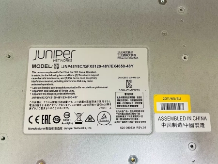 Коммутатор Juniper QFX5120-48Y-AFO2