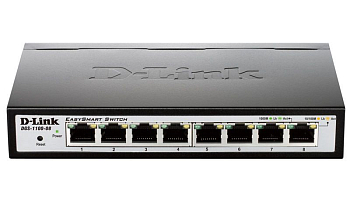 Коммутатор D-link DGS-1100-08/B1A 8 портов