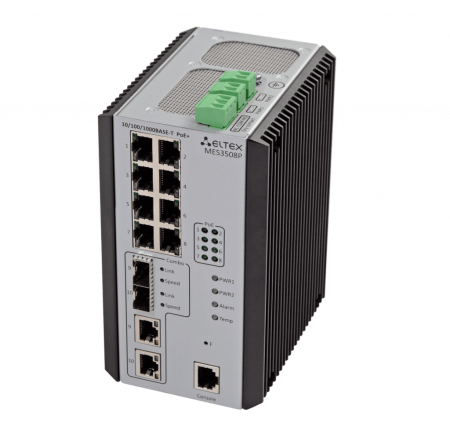 Управляемый Промышленный PoE коммутатор Eltex MES3508P