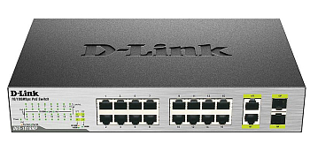Коммутатор D-link DES-1018MP/A1A