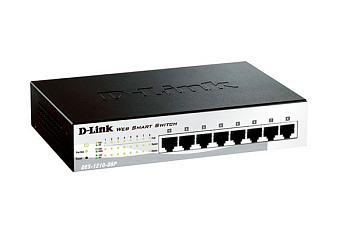 Коммутатор D-link DES-1210-08P/C2A 8 портов
