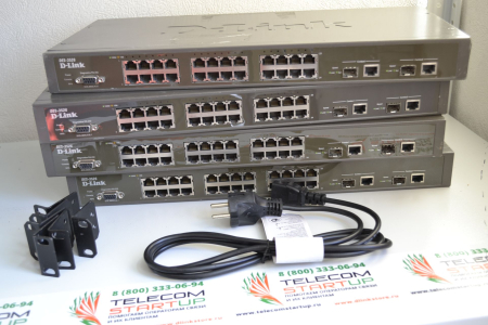 Коммутатор D-link DES-3526 24 порта БУ