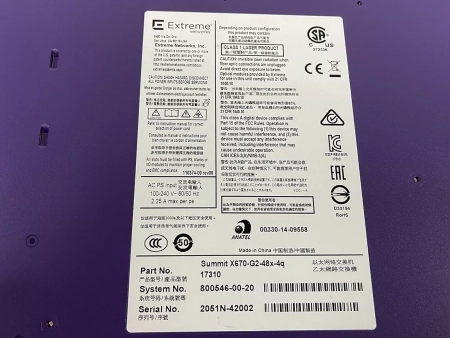 Коммутатор Extreme Summit X670-G2-48x-4q