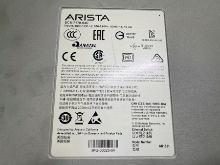Коммутатор Arista DCS-7060CX-32S-F