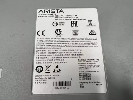 Коммутатор ARISTA CCS-720XP-24ZY4-F