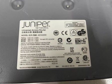 Маршрутизатор JUNIPER ACX2000-DC