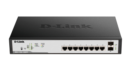 Коммутатор D-link DGS-1100-10MPP/C1A 8 портов